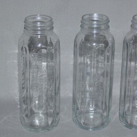EvenFlo Other Set Of 4 Vintage Evenflo 8 Ounce Glass Baby Bottles Poshmark
